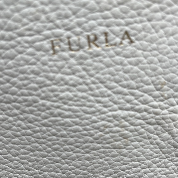 Furla Italian Luxury Cream Leather Tote Bag Exceptional Quality Furla Beautiful - Picture 2 of 16